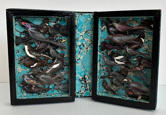 ALTERED BOOK BLACK BIRDS