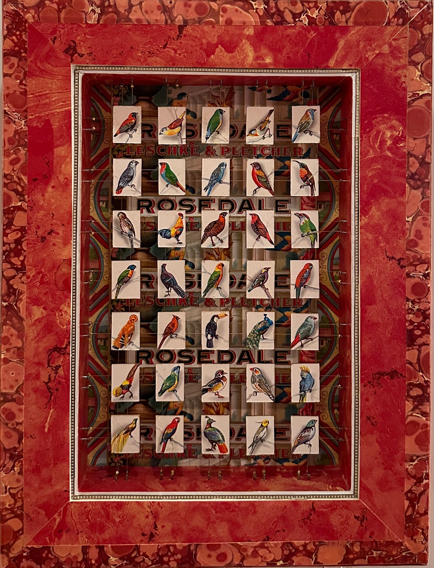 SMALL ROSEDALE BIRDS CIGAR BOX