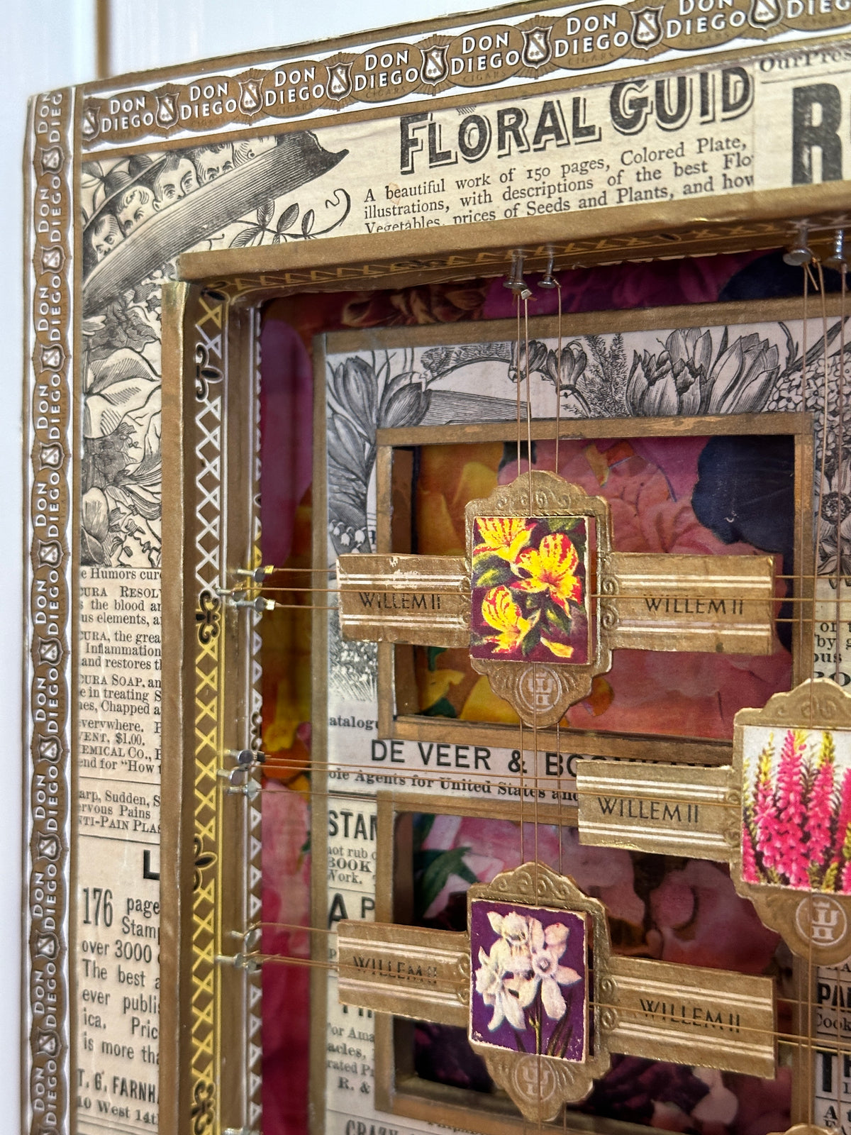 MEDIUM WILLEM II FLOWER CIGAR BOX