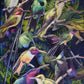 ALTERED BOOK HUMMINGBIRDS