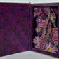 ALTERED BOOK PURPLE FLOWERS