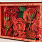 ALTERED BOOK RED ROSES