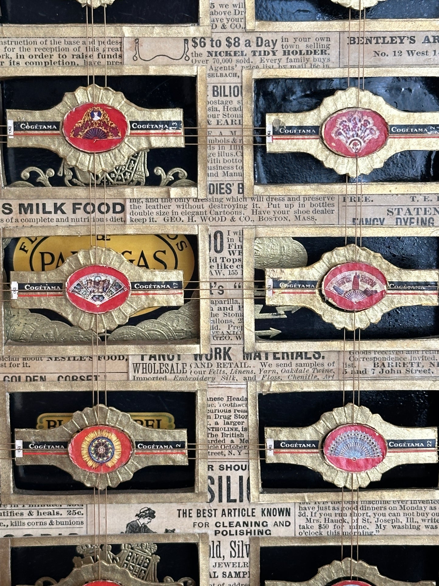 MEDIUM COGETAMA HAND FANS CIGAR BOX