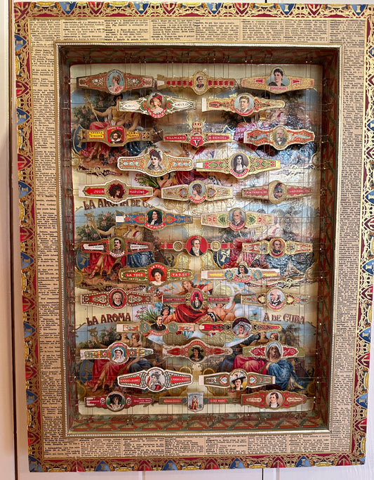 MEDIUM FACES CIGAR BOX