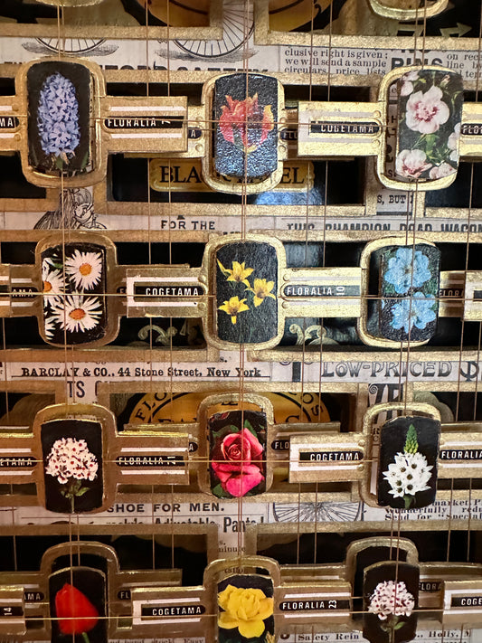 MEDIUM COGETAMA FLOWERS CIGAR BOX