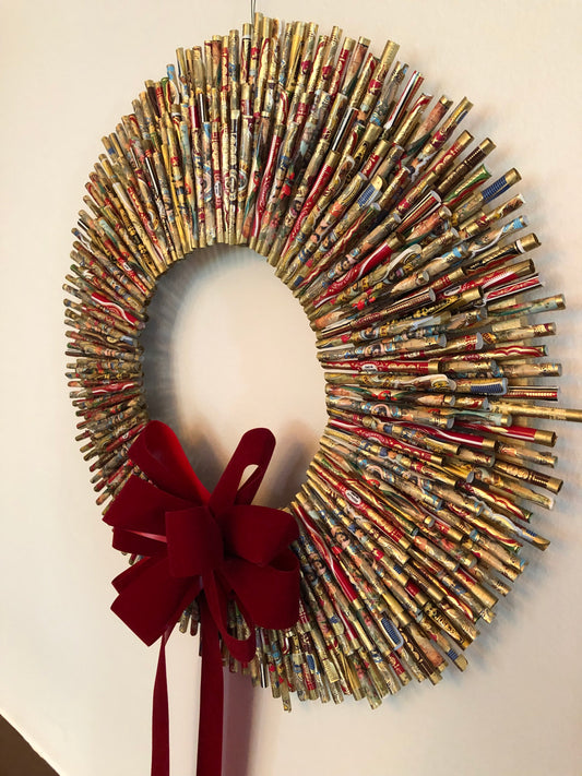 CIGAR BAND WREATH MULTI COLOR - DONATION