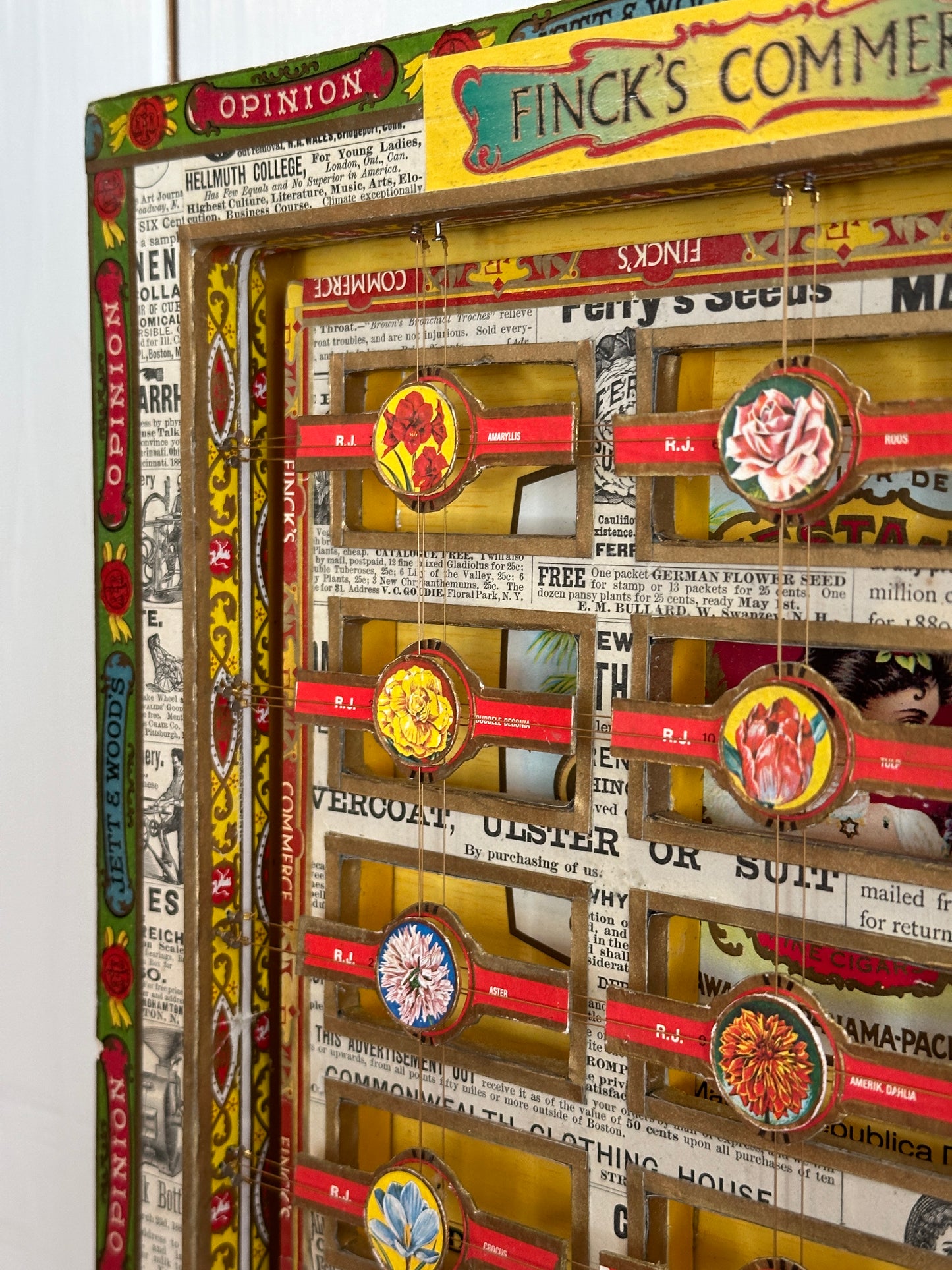 MEDIUM RJ FLOWERS CIGAR BOX