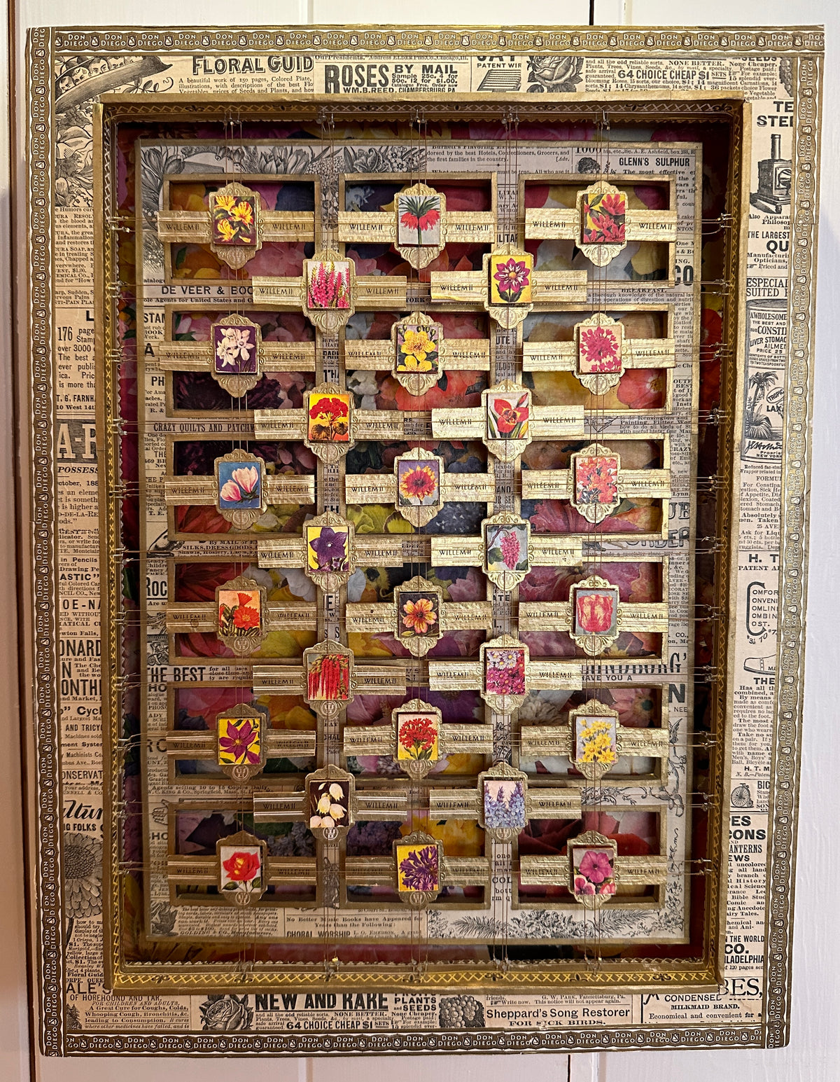 MEDIUM WILLEM II FLOWER CIGAR BOX