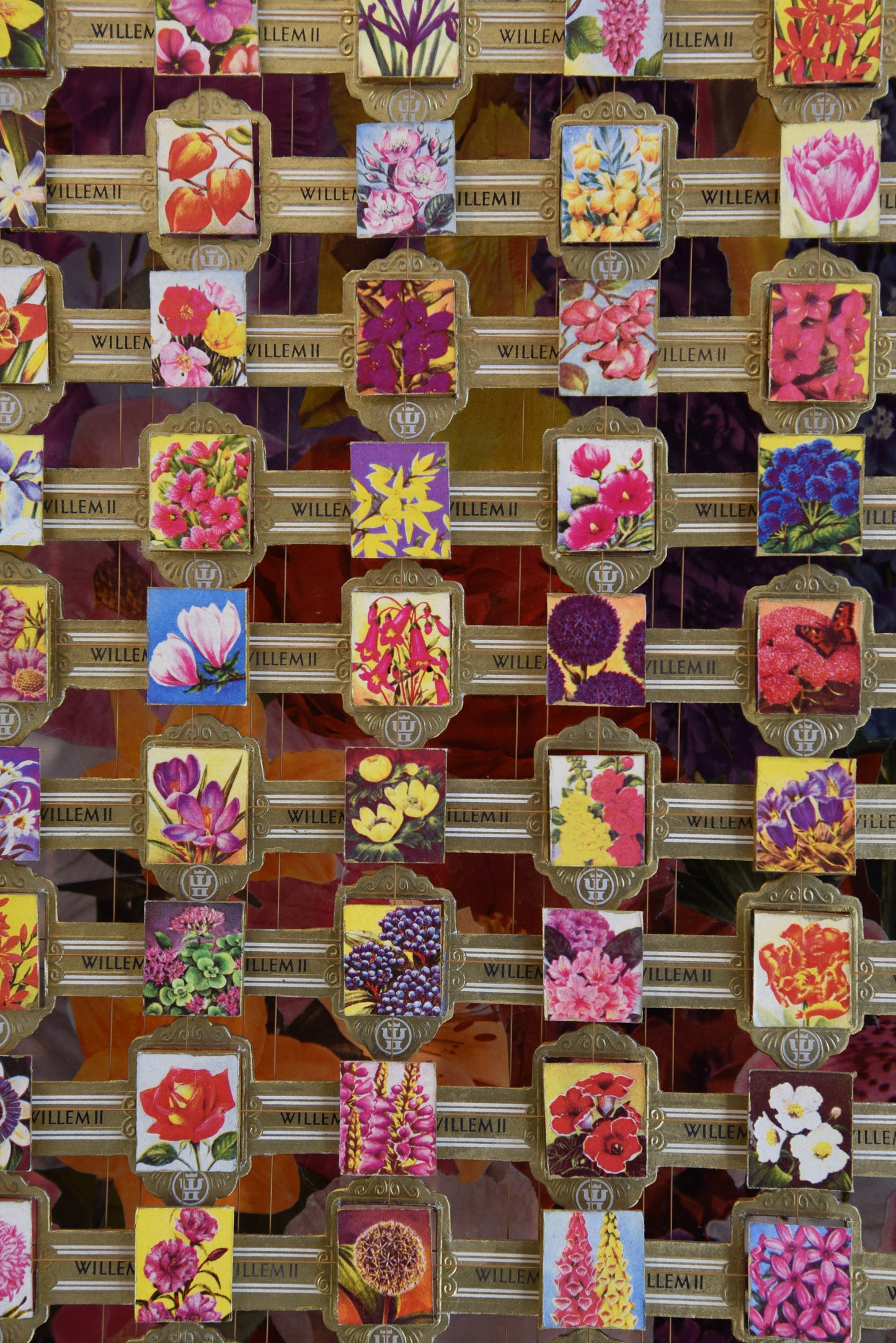 LARGE WILLEM FLOWER CIGAR BAND COLLECTION