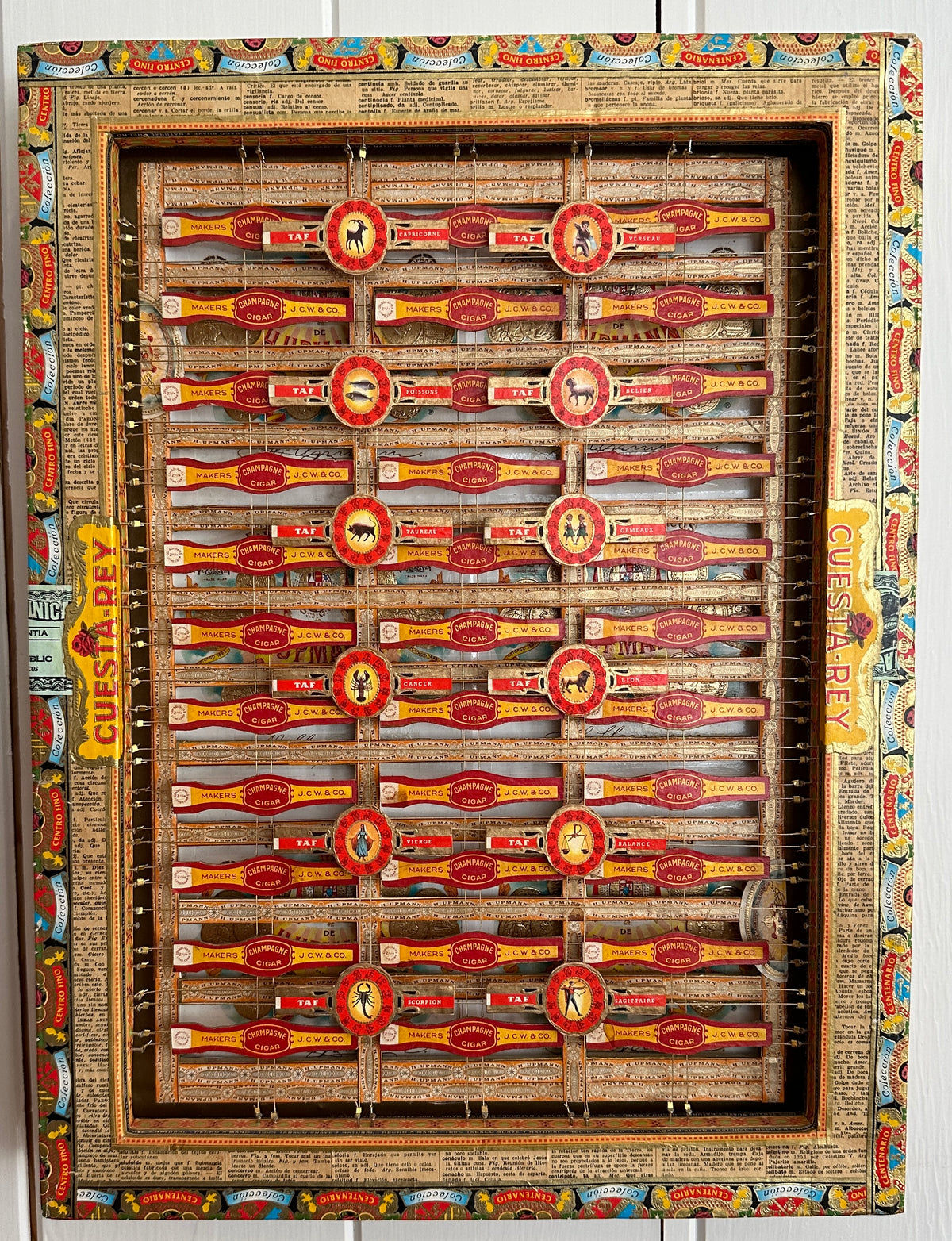 MEDIUM TAF ZODIAC CIGAR BOX